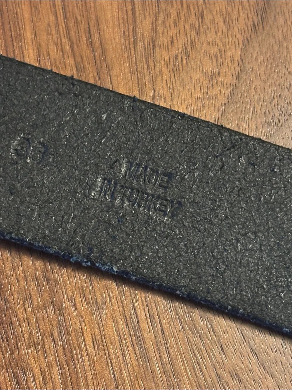 Men's Vintage Banana Republic Pebble Leather Belt - 36